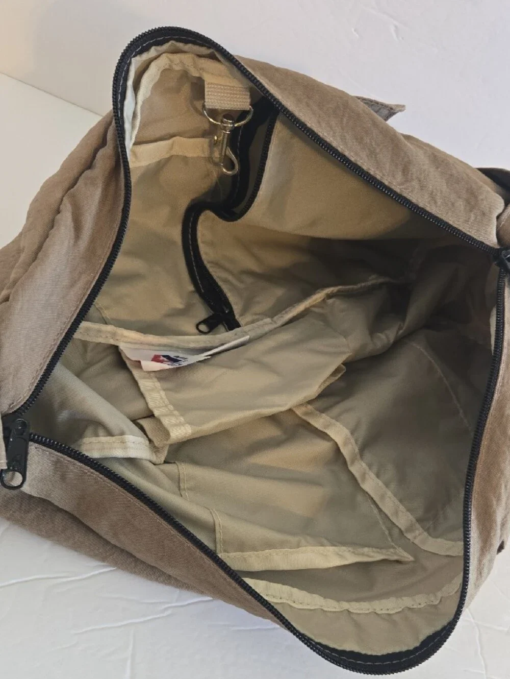 Ameribag Healthy Back Messenger Sling Bag - Taupe - OS